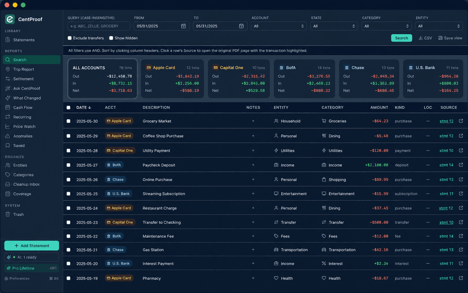 CentProof — 2-minute product demo